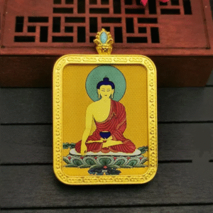 Thangka of Shakyamuni Buddha Portable Thangka Buddha Plaque02