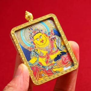 Jambhala Thangka Bruyne King Kong Tibetan Gawu Box with Portable Tangka 03