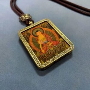 Thangka of Shakyamuni Buddha Portable Thangka Buddha Plaque05