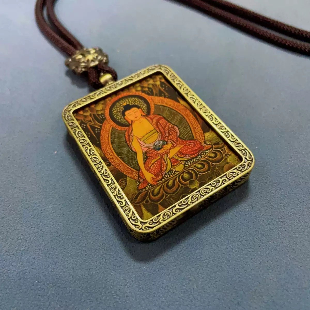 Thangka of Shakyamuni Buddha Portable Thangka Buddha Plaque05