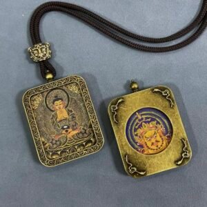 Amitabha Buddha Thangka Portable Thangka Buddha Plaque02