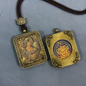 Manjushri Thangka Portable Thangka Buddha Plaque02