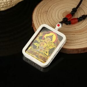 Manjushri Thangka Portable Thangka Buddha Plaque04