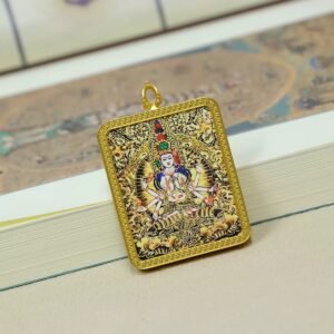 Thousand-Hand Guanyin Tangka Portable Thangka Buddha Plaque01
