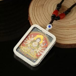 Thousand-Hand Guanyin Tangka Portable Thangka Buddha Plaque02