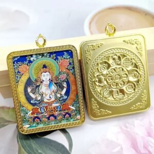 Thousand-Hand Guanyin Tangka Portable Thangka Buddha Plaque07