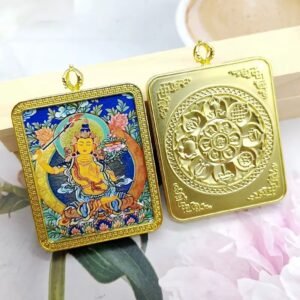 Manjushri Thangka Portable Thangka Buddha Plaque05