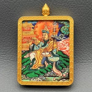 Thangka of Padmasambhava Portable Thangka Buddha Plaque01