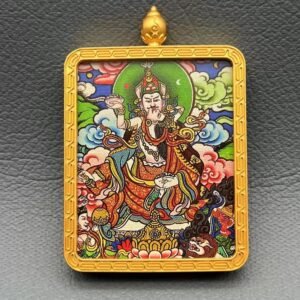 Thangka of Padmasambhava Portable Thangka Buddha Plaque04