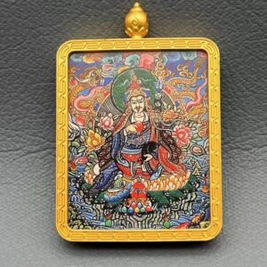 Thangka of Padmasambhava Portable Thangka Buddha Plaque07